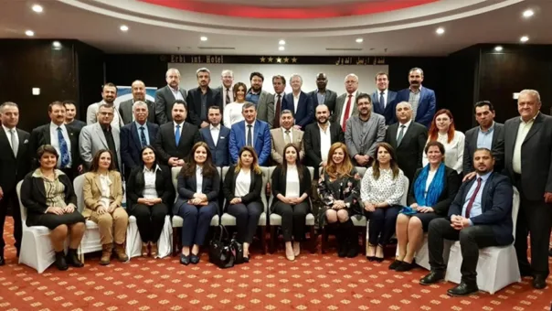 Group photo og speakers and attandees at the workshop Photo: Sara Hamdy/NPA