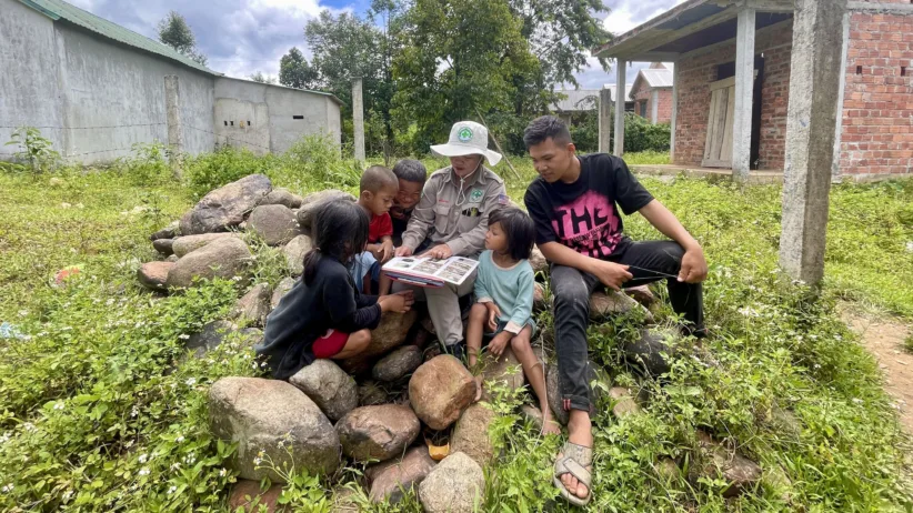 243 NPA Hue NTS completion in A Luoi 220825 The team also conducts regular risk education with special attention to vulnerable groups