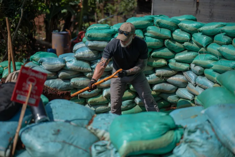 Technical Field Manager Iain McCulloch and NPA team conducted a technical assessment before they prepared for the demolition.
