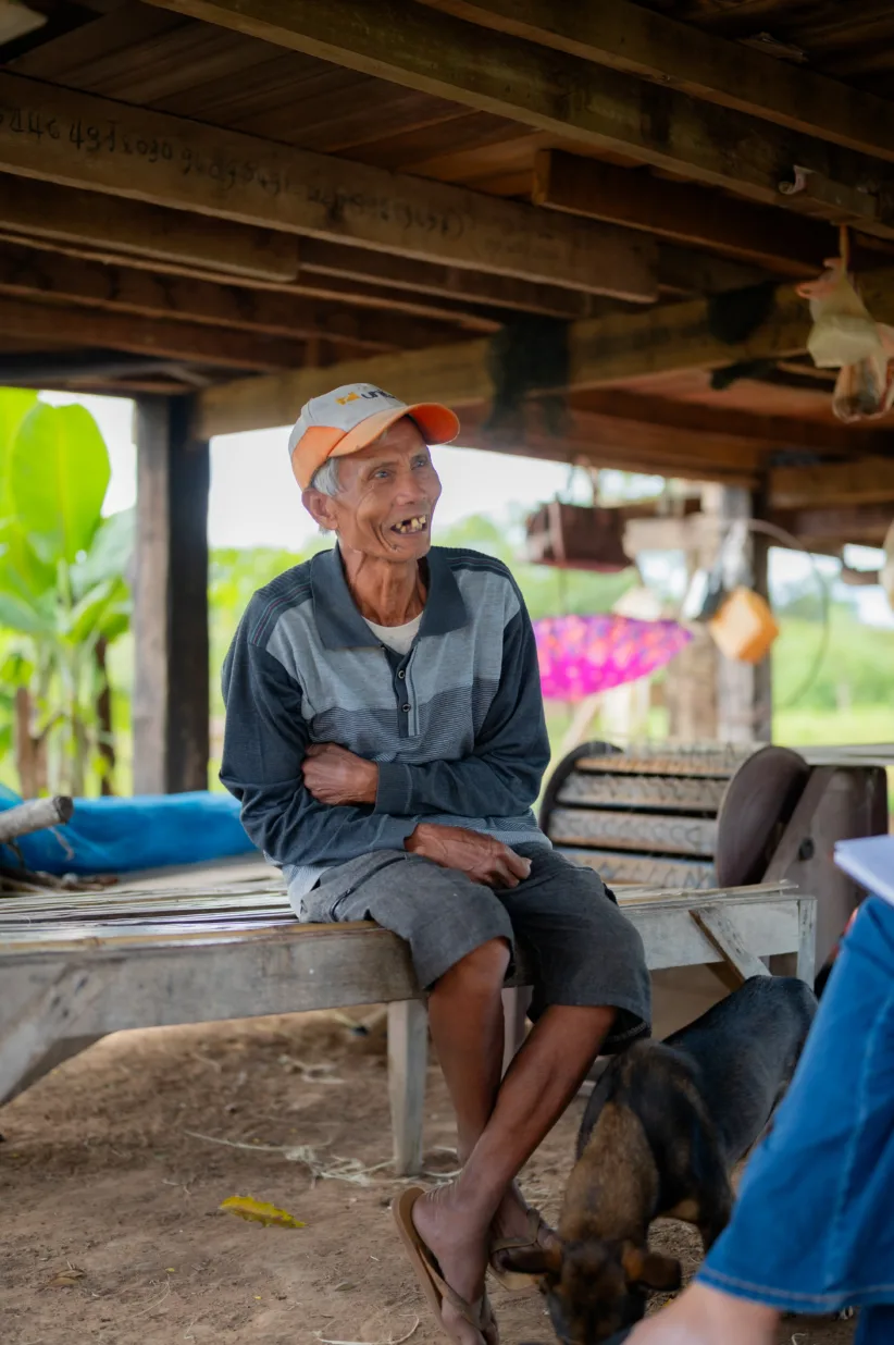 7 Nov 2025 Interview Mr Khamdan in Mak Nao Noy village Saravane province 022