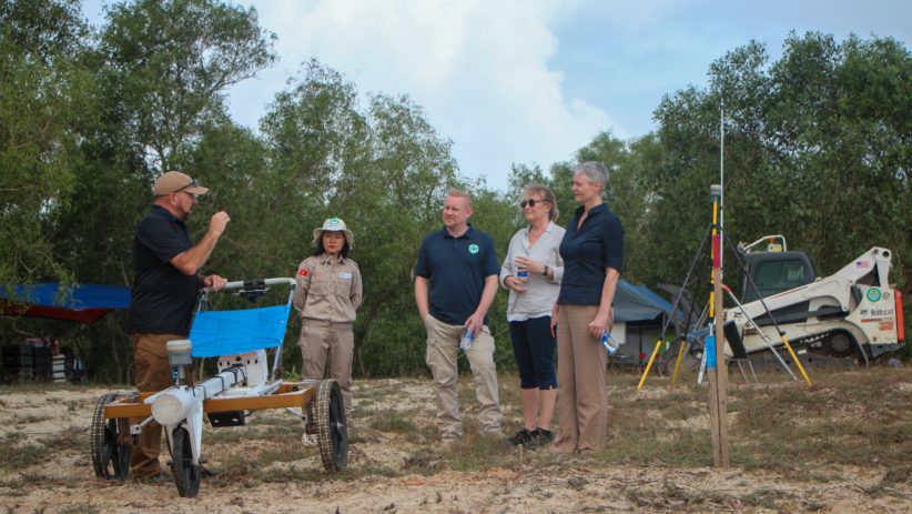 NPA DMAD Director and NMFA Advisor Ambassador NPA ops site visit in Quang 26102202