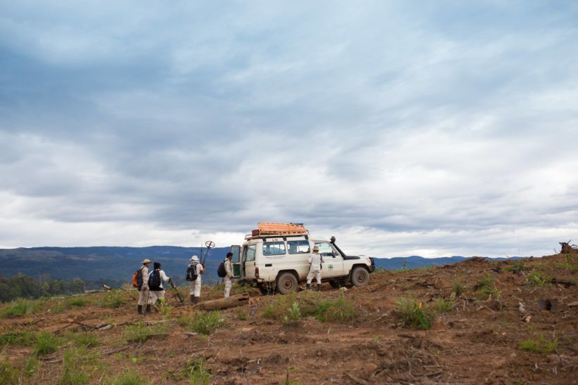 Survey team Laos